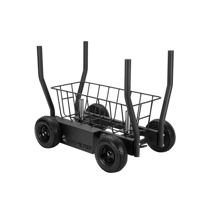 Sled de traction avec résistance magnétique et roues
