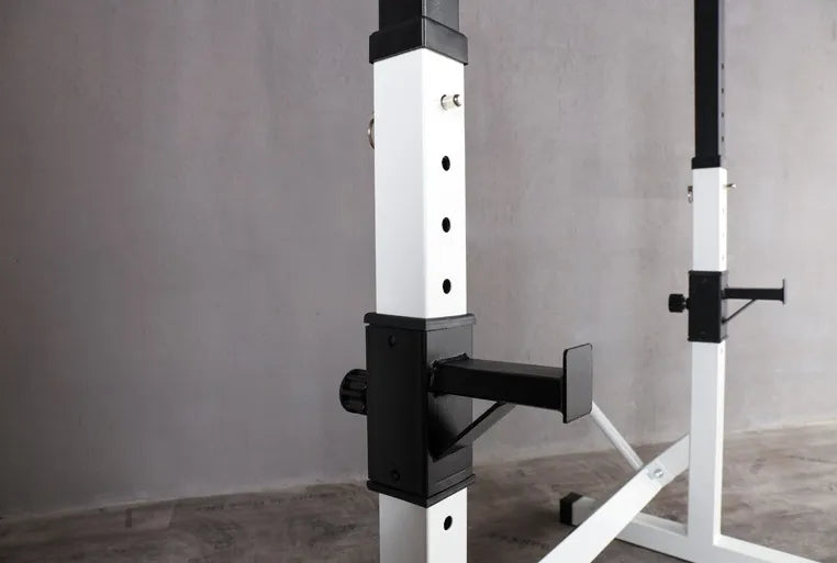 Rack à Squat Réglable 105-160cm - Support Barre Musculation