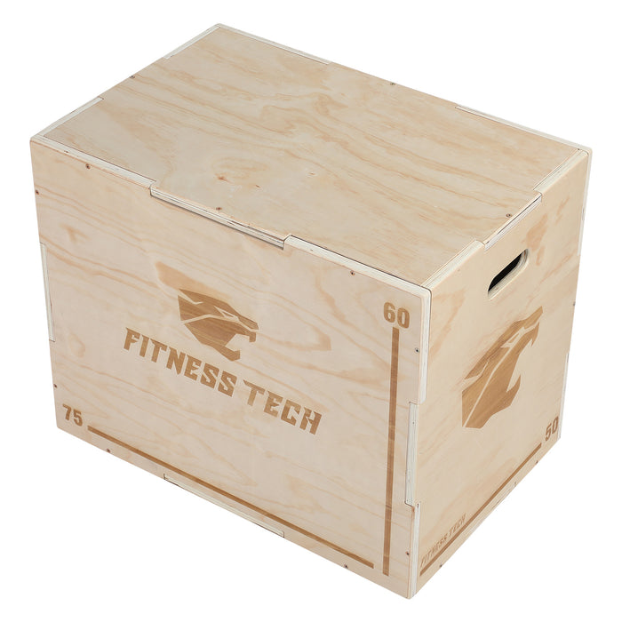 Boîte pliométrique en bois Jump Box 3 hauteurs
