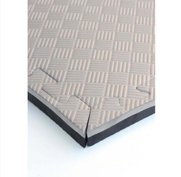 Puzzle professionnel Tatami 100x100x4 cm noir et gris