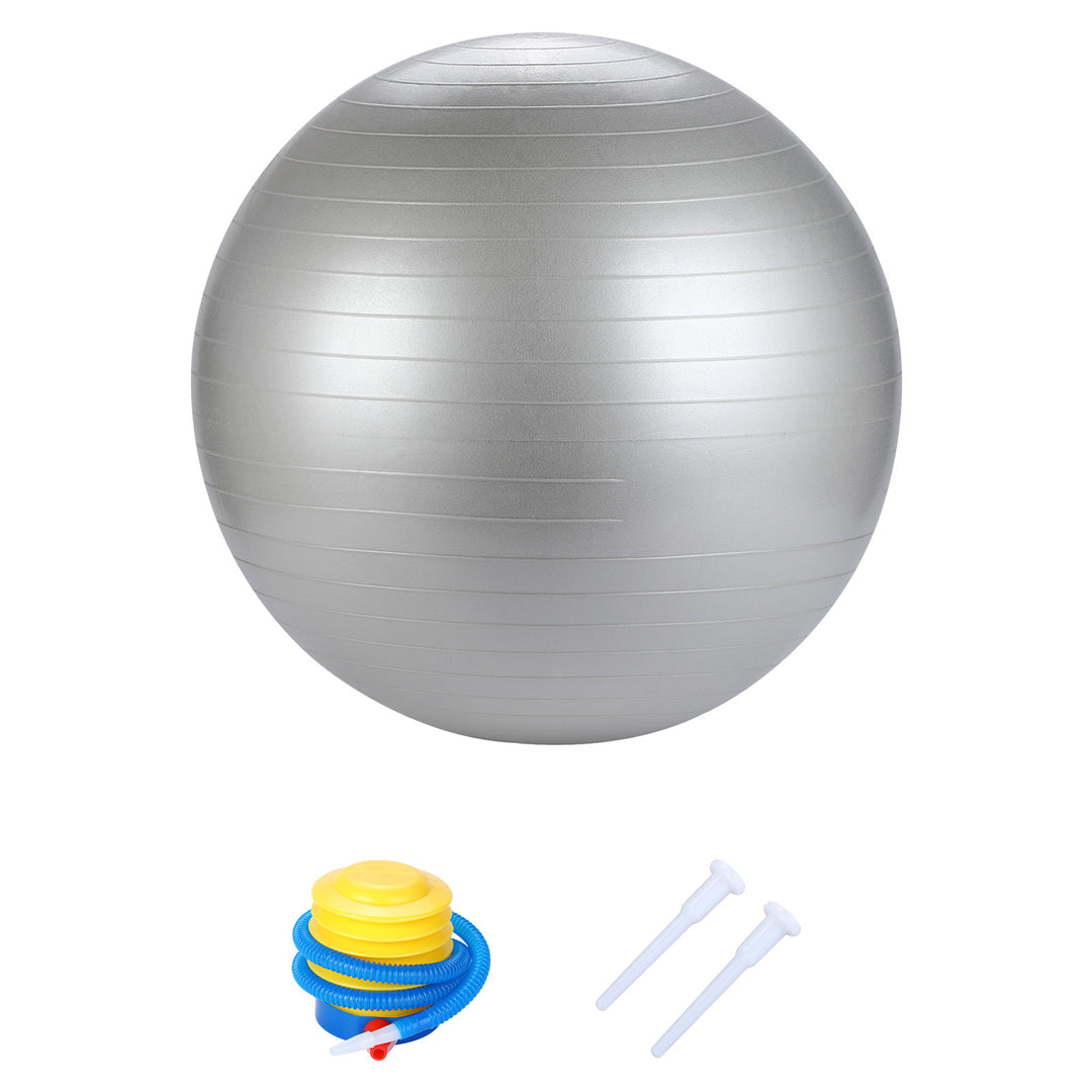 Pelota de yoga plateada | Fitness Tech